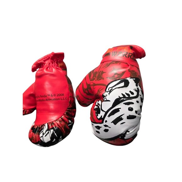 Kung Fu Panda Movie Promo Vintage Kids Boxing Gloves - Picture 7 of 10